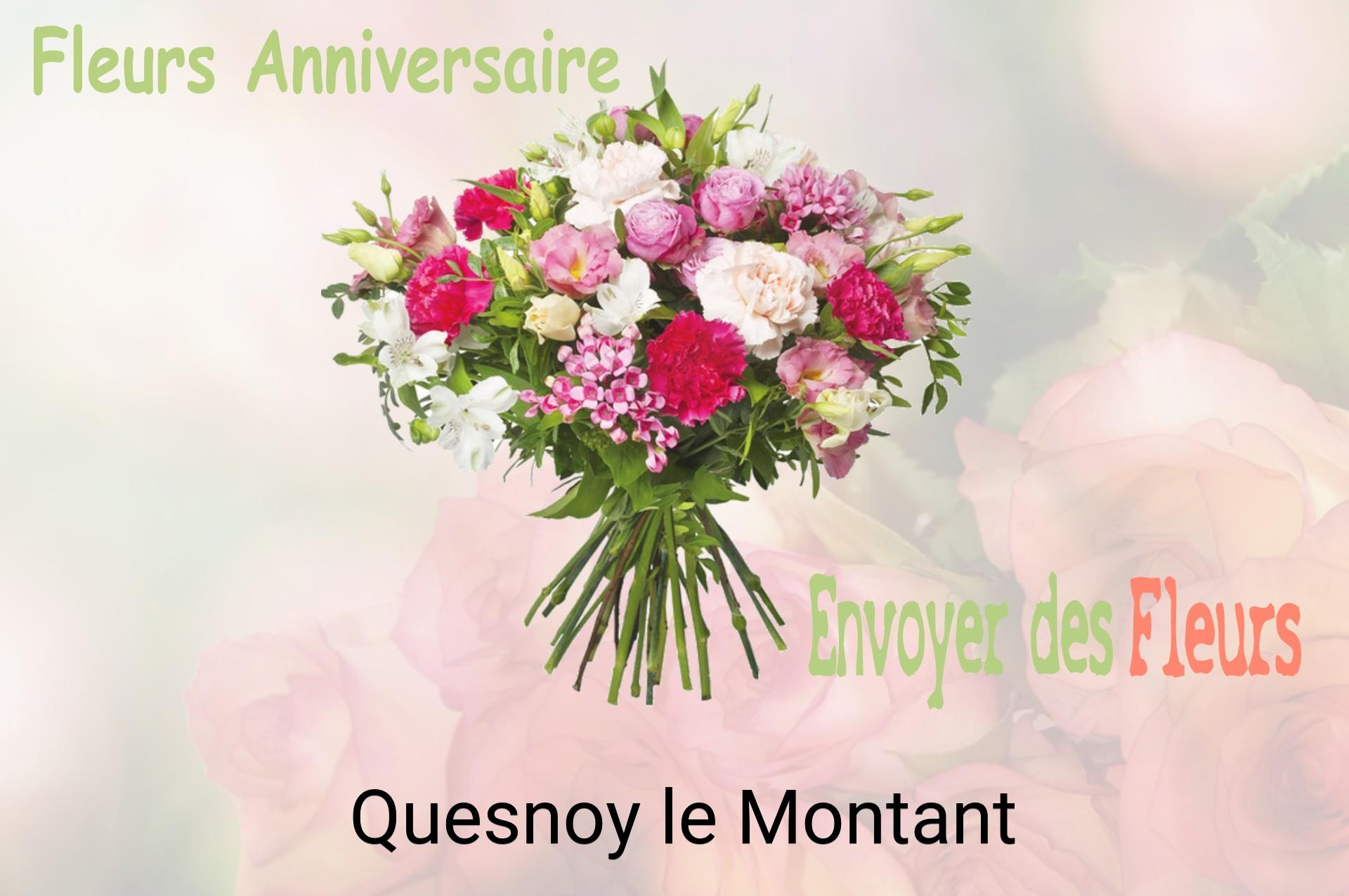 Bouquet de fleurs d’anniversaire livré à Quesnoy-le-Montant